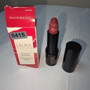 Laura Geller Italian Marble Multidimensional Lipstick Peach Bellini 0.12oz Boxed